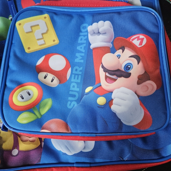 Nintendo Kids Backpack Set - Red and Blue - Picture 2 of 9